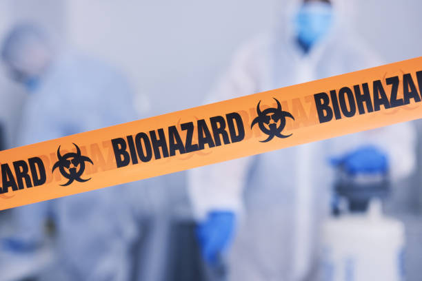 Professional Blood Cleanup technician working in Marmora, NJ